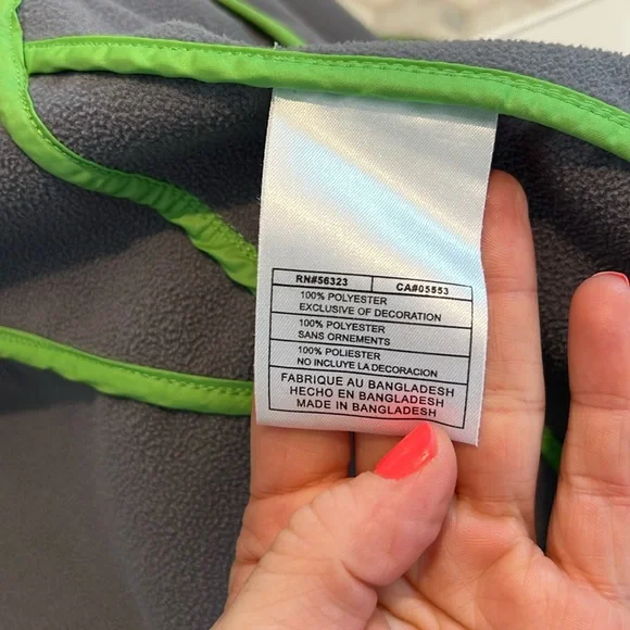 Nike Green Softshell Running Full Zip Up Jacket Size S - Picture 8 of 10